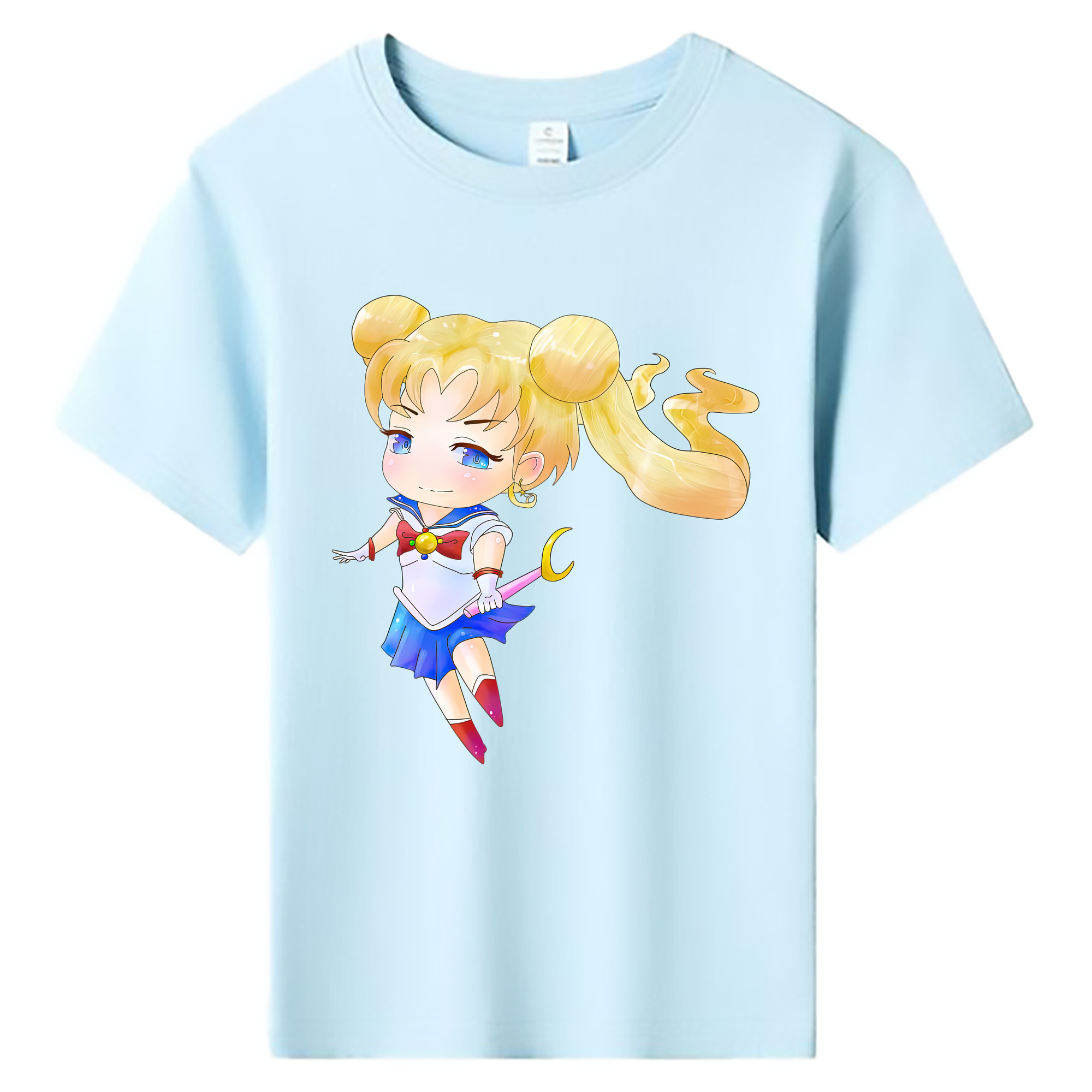 （画像用） 美少女戦士セーラームーン 愛野 美奈子 あいの みなこ Sailor Moon Aino Minako 綿100％キッズTシャツ（フロントプリント）